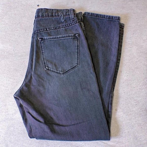 Urban Outfitters BDG Grey/Faded Black Mom High Rise Denim Jeans - Picture 4 of 4